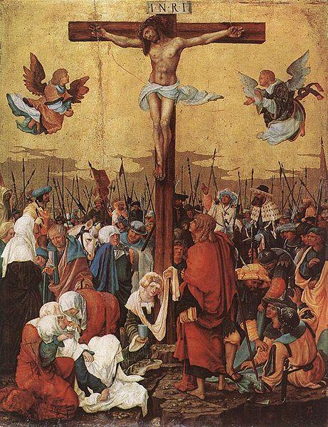 Albrecht Altdorfer Christ on the Cross Germany oil painting art